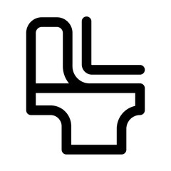 Fototapeta premium Bathroom icon. Bathroom modern professional line icon with minimal unique design representing hygiene, interior decor, home comfort, and sanitary fixtures.