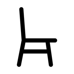 Chair icon. Chair modern professional line icon with minimal unique design representing furniture, seating, interior decor, comfort, and home or office setup.