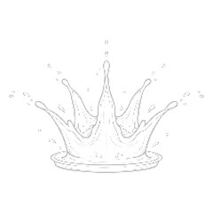 Water Liquid Shape Isolated on Transparent Background, water liquid shape, water splash isolated, water shape transparent background, liquid splash png, flowing water shape, water element isolated.