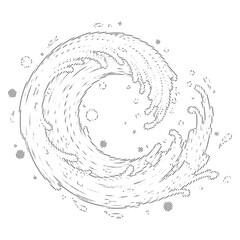 Water Liquid Shape Isolated on Transparent Background, water liquid shape, water splash isolated, water shape transparent background, liquid splash png, flowing water shape, water element isolated.