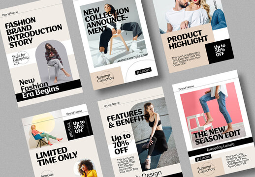 Modern Social Media Story Post Design