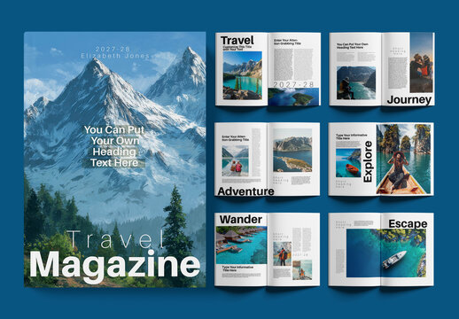 Travel Magazine Design