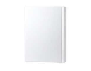 A white book isolated on transparent background