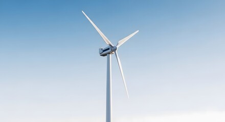 Fototapeta premium Minimal Wind Turbine Model