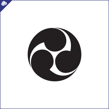 Emblem, symbol martial arts. KYOKUSHINKAI