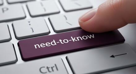 Macro Close-up of a Finger Pressing a Deep Purple 