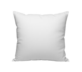 Versatile White Pillow and Blank Cushion Mockup: A Soft, Square, Plain Pillow for Home Decor and Custom Designs