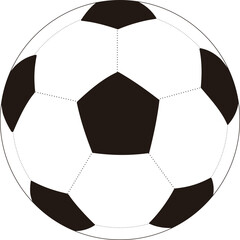 サッカーボールのイラスト