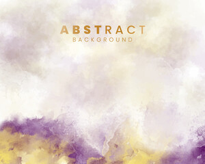 Obraz premium Abstract colorful watercolor for background. Digital art painting. Design for your date, postcard, banner, wedding invitation card.