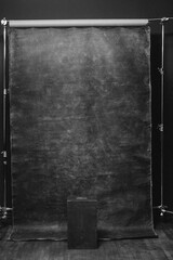 black and white wall