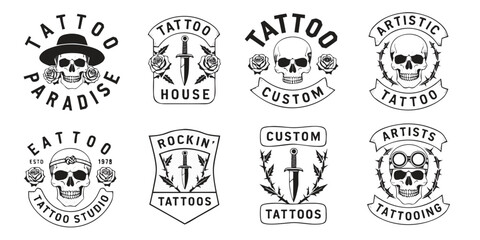 A collection of various logos and emblems displayed in a grid format Vector