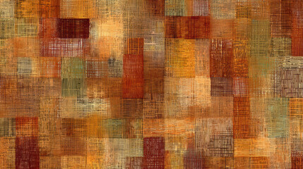 Abstract Golden Textured Background with Geometric Grid Pattern, AI Generative