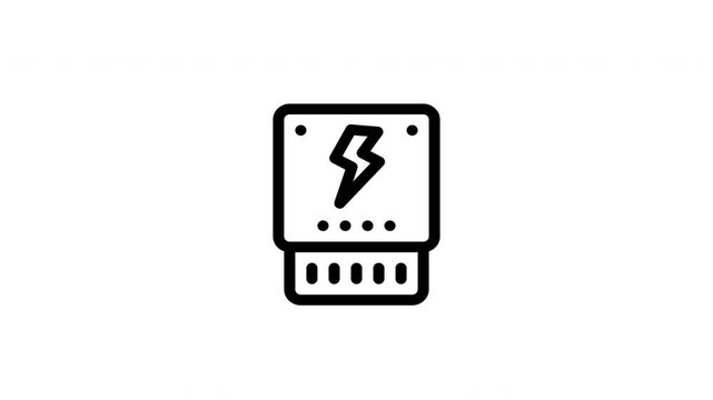 electricity animated icon