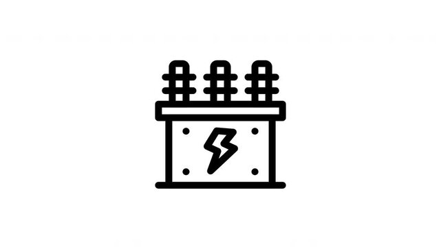 electricity animated icon