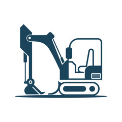 Excavator icon image design