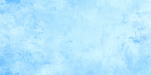 Obraz premium Blue concrete texture background with weathered white vignette edges atmospheric background.