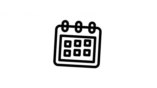 date animated icon