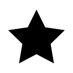 Obraz premium black star icon
