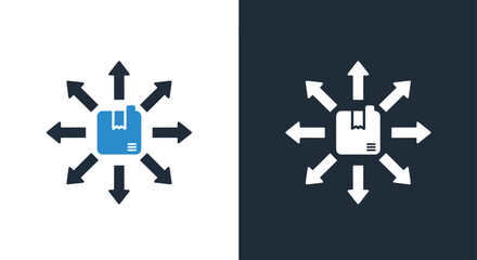 Obraz premium WiFi router signal icon set flat design vector illustrationBlue icon set - Modern style icon - Vector icon set - Glyph and solid icon set - Icon vector - Flat Design Icon - line icon set