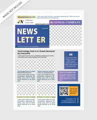 Business newsletter template