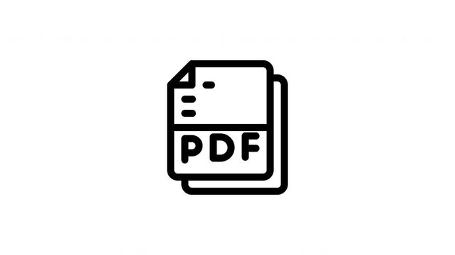 pdf animated icon