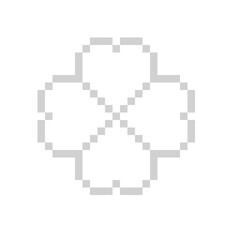 Pixel Art Four Leaf Clover