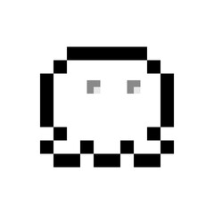 Octopus Monster Alien Pixel Art