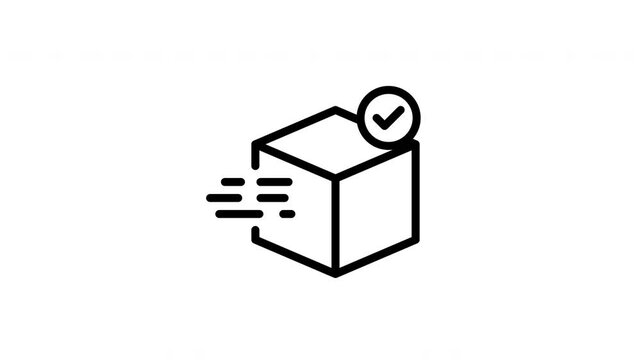 parcel animated icon