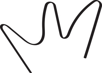 Abstract Wavy Line Element