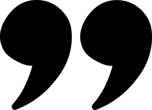 Quote mark. Quotation icon quotation icon of quote mark icon isolated on white background. Quotation marks. Black quotes icon collection.	