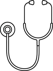 Collection of minimalist vector line art icons featuring technology, household items, and professional tools