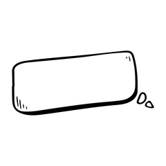 Hand Drawn Speech Bubble