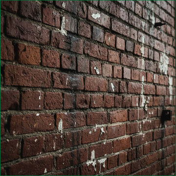 พื้นหลังโทนฟ้า - Industrial  Brick Wal