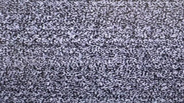 glitch VHS overlay error tv screen effect video.