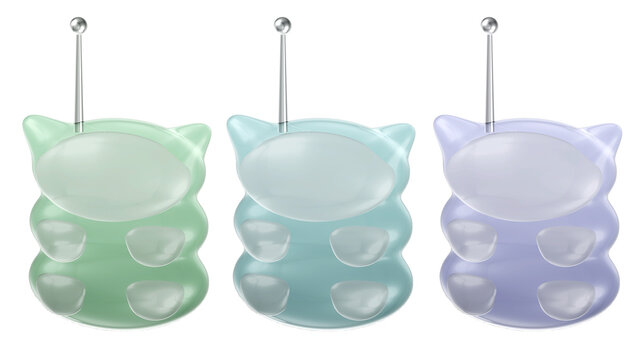 Jelly Telephone Cat Trio Frutiger Aero 3D Y2K Futurism