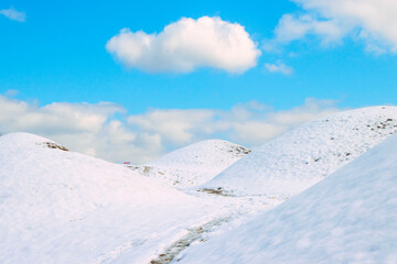 불로동 고분군 눈길 (Ancient Tombs in Bullo-dong snow road)