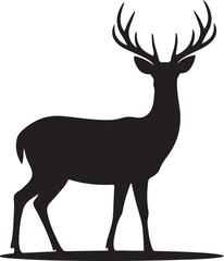 Obraz premium Deer vector illustration