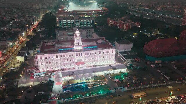 Ripon Building Night View in Chennai, Tamil Nadu