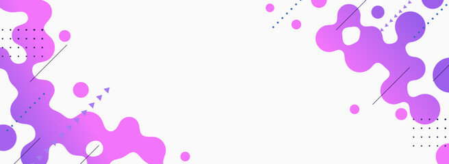 モダンなグラデーション流体抽象幾何学背景