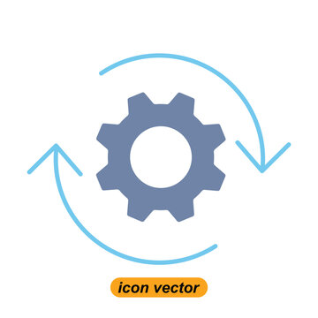 implementation icons. Flat illustrations of implementation vector icons for the web. Vector illustrations of company icons.