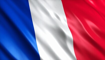 Obraz premium French national flag with vertical blue, white, and red stripes.