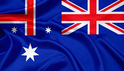 Australian national flag with Union Jack, Commonwealth Star, and Southern Cross.