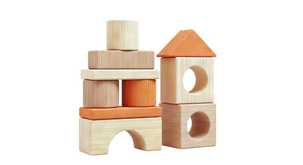 Obraz premium Wooden Toy Blocks