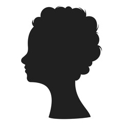 woman side view silhouette