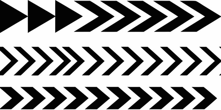Black arrow patterns repeating across a white background