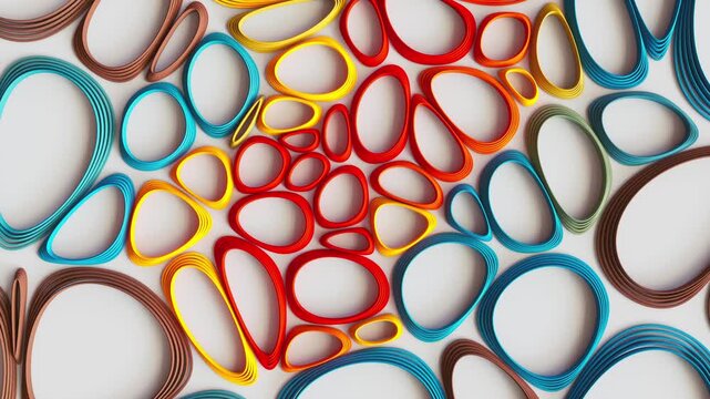 Abstract Colorful Circles 