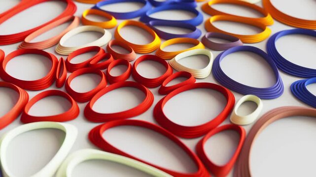 Abstract Colorful Loop