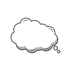 Comic Thought Bubbles and Speech Balloons Vector