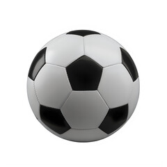 Fototapeta premium A soccer ball on a white background