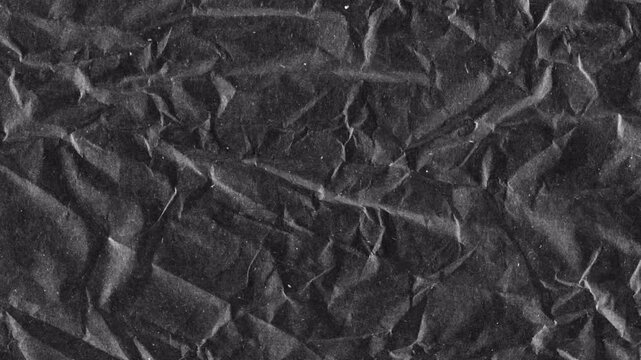 Realistic Crumpled Paper Texture &ndash; Wrinkled Sheet Background Detail